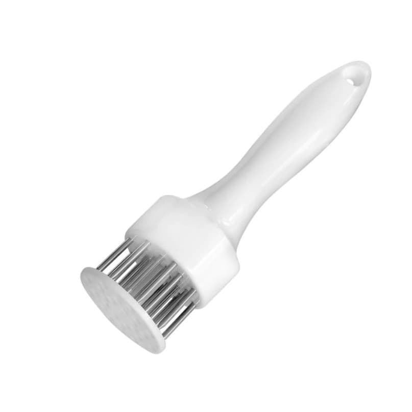 Ustensila pentru fragezit carnea, 21 de tije ascutite din inox 304, 20 cm, alb — 2