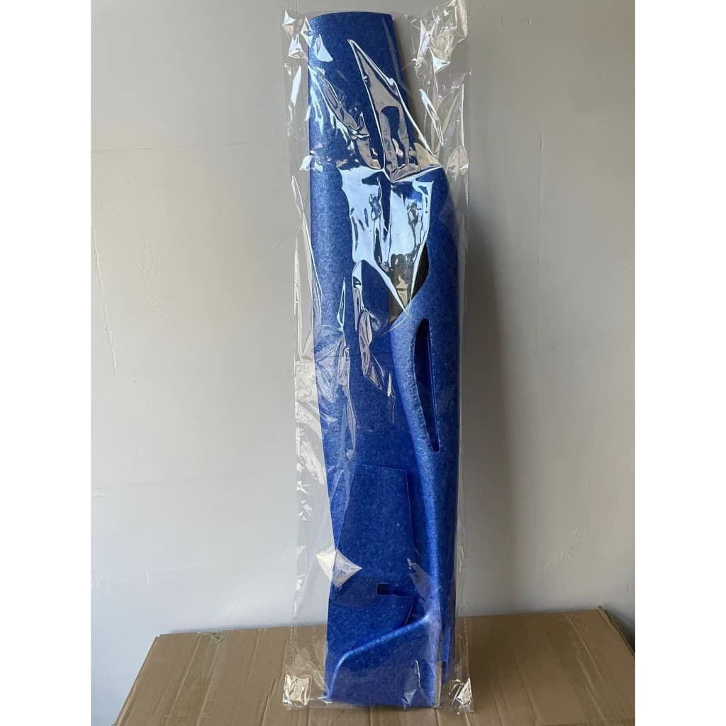 Avion planor din polistiren, dimensiune XXL (84 cm), albastru — 3