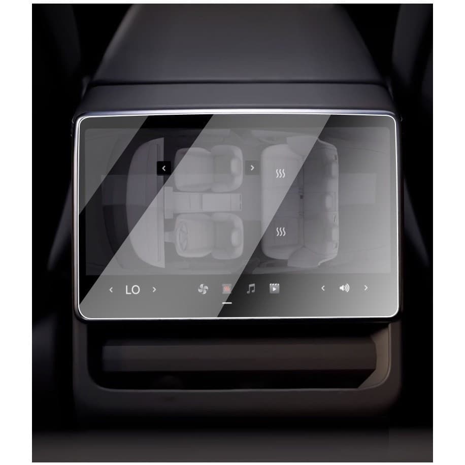 Folie sticla ecran spate Tesla Model 3 / Tesla Model Y, 4K Ultra HD, anti-amprenta, 2.5D, transparenta — 2