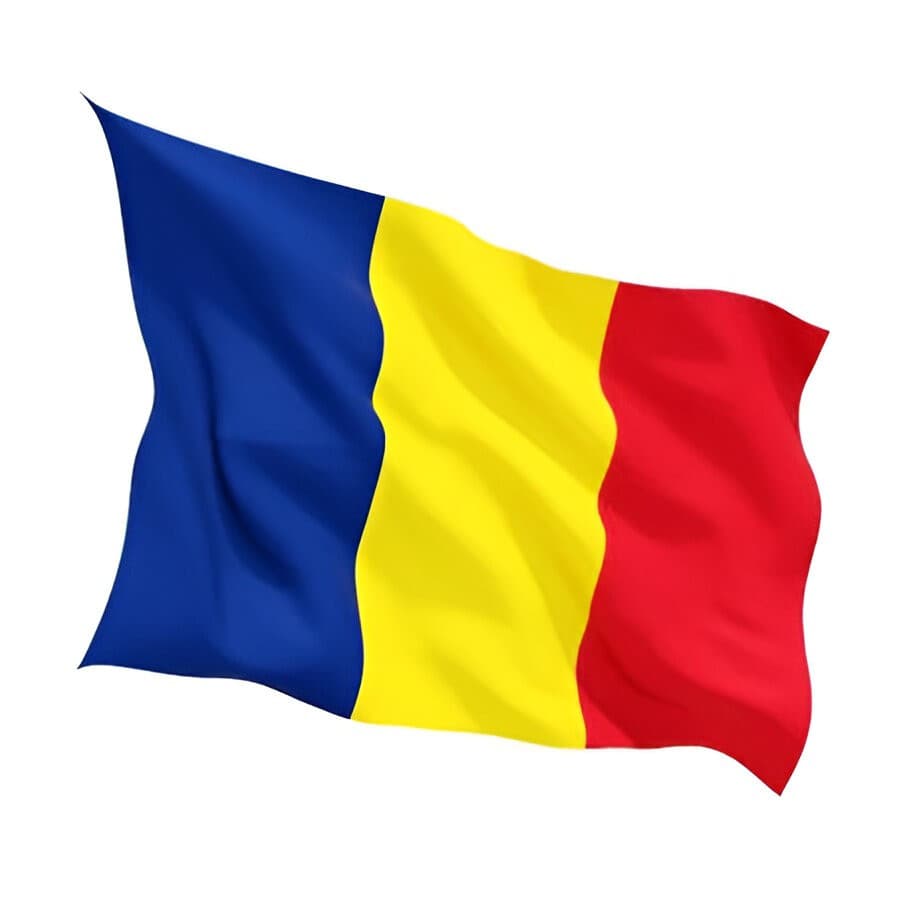Steag tricolor / drapel Romania, dimensiune mica, 30 x 45 cm — 2