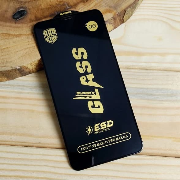 Folie sticla Apple iPhone 17, Full Glue SuperX, ESD, margini negre — 2