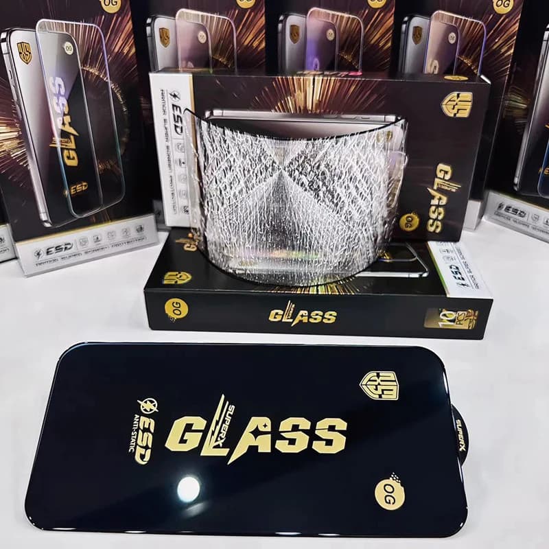 Folie sticla Apple iPhone 17 Pro, Full Glue SuperX, ESD, margini negre — 5