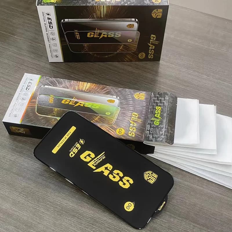 Folie sticla Redmi Note 14 5G, Full Glue SuperX, ESD, margini negre — 6