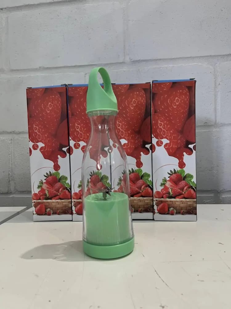 Mini blender / smoothie maker portabil DM-519, 380 ml, incarcare USB, verde — 3