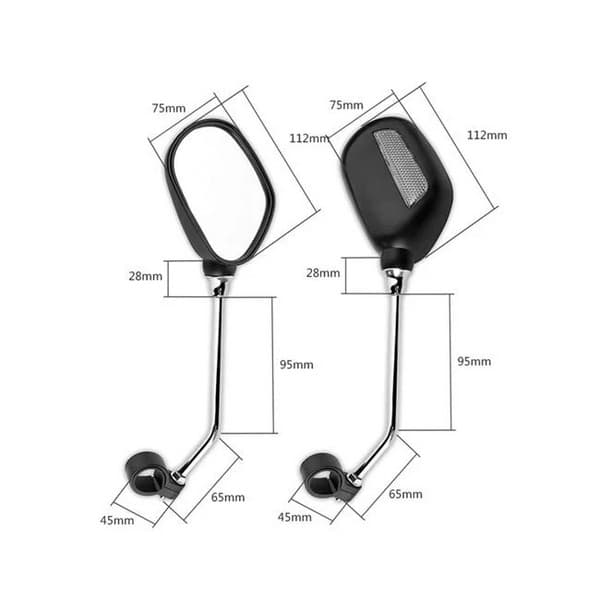 Set oglinzi pentru bicicleta cu banda reflectorizanta — 3