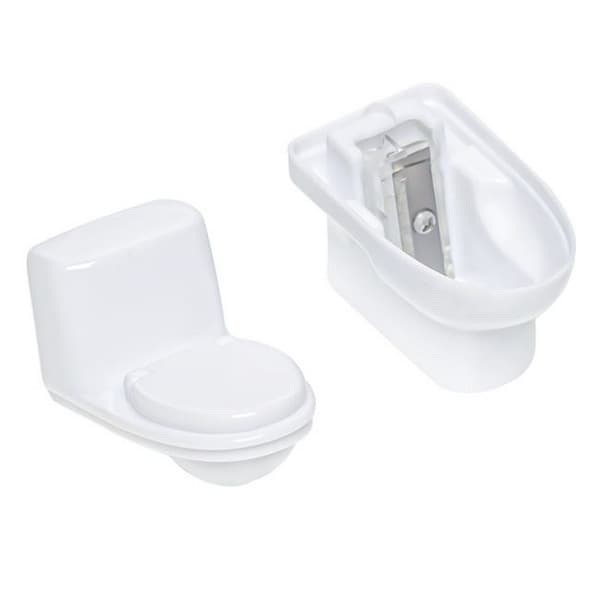Ascutitoare, design vas de toaleta, capac mobil, 4.5 x 3 x 4.5 cm — 3