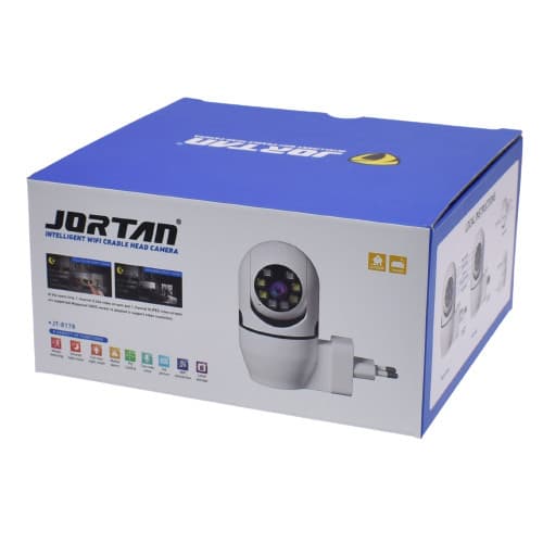 Camera IP Jortan JT-8178, Wi-Fi, Full HD, 355°/90°, alimentare priza 220V — 4