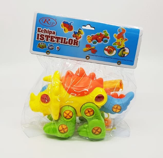 Jucarie demontabila Echipa Istetilor, surubelnita inclusa, Dinozaur 2 — 2