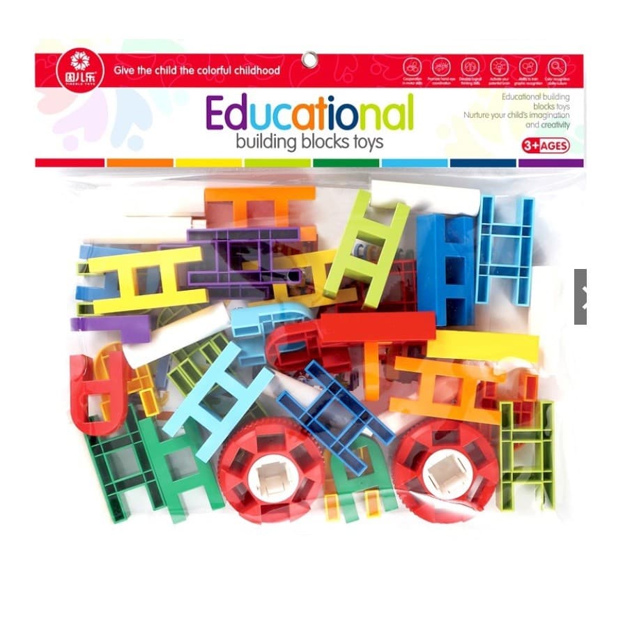 Set de constructie educational, 30 de piese, WW3026 — 4