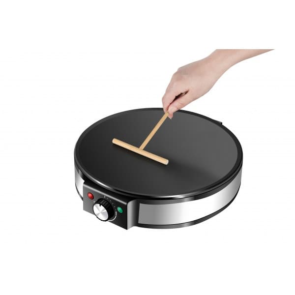 Aparat pentru preparat clatite ZLN 2922, negru/Inox, putere 1200W, diametru plita 30 cm, temperatura ajustabila — 2