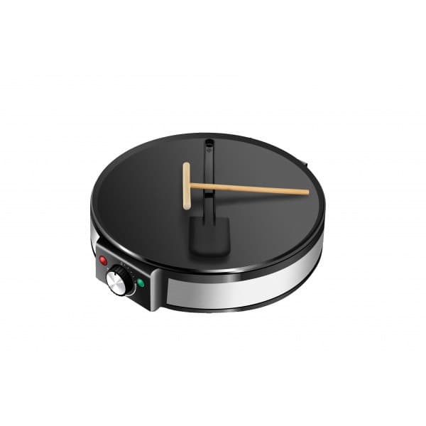 Aparat pentru preparat clatite ZLN 2922, negru/Inox, putere 1200W, diametru plita 30 cm, temperatura ajustabila — 3