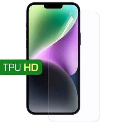 Folie HD TPU iPhone 14 Plus, BYRY® Hydrogel, ultra subtire, regenerabila