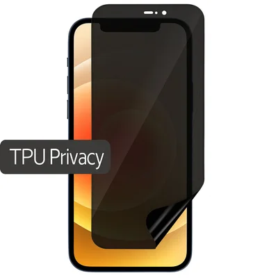 Folie Privacy TPU iPhone 12 Pro Max, Hydrogel, anti-spion, mata, ultra subtire, regenerabila